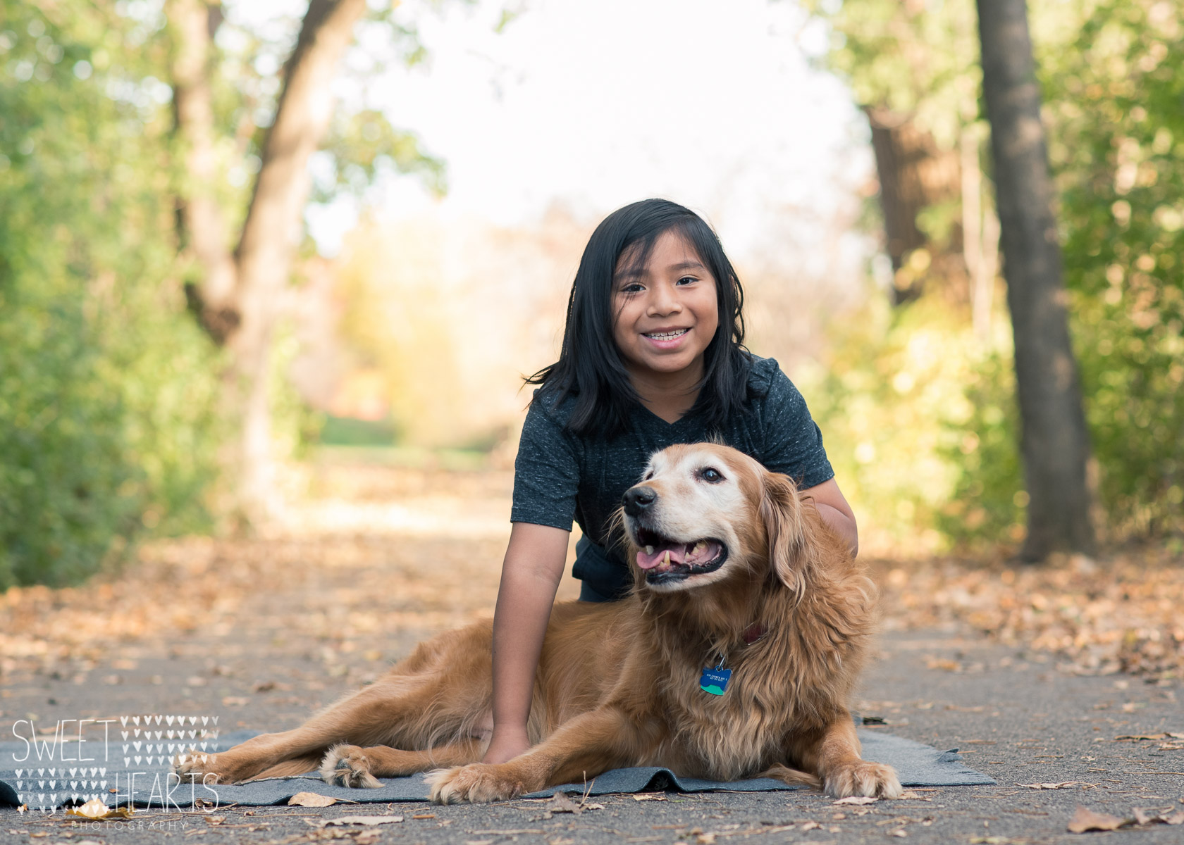 family friends and their dog